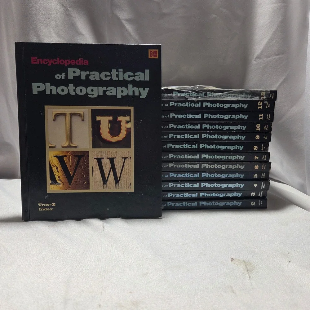 Kodak Encyclopedia of Practical Photography Hardcover Set Volumes 2-14 Index